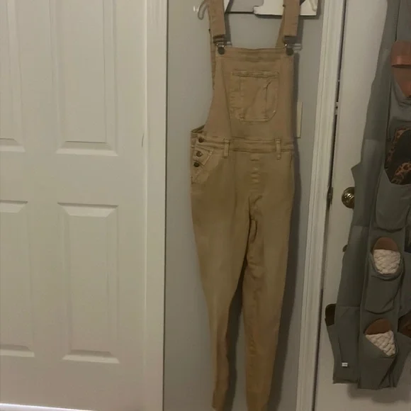 HP 🎉 Kut from the Kloth Jessica tan /brown / mustard overalls. - Picture 4 of 16